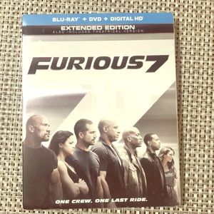 Fast and Furious 7 Blu-ray DVD Digital HD